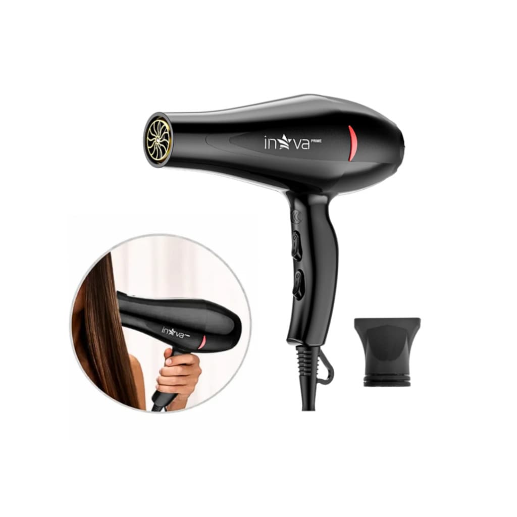 Secador de Cabelo Profissional 1500W 127V 2 Velocidades 3 Temperaturas com Ar Frio Inova KV-12696-1