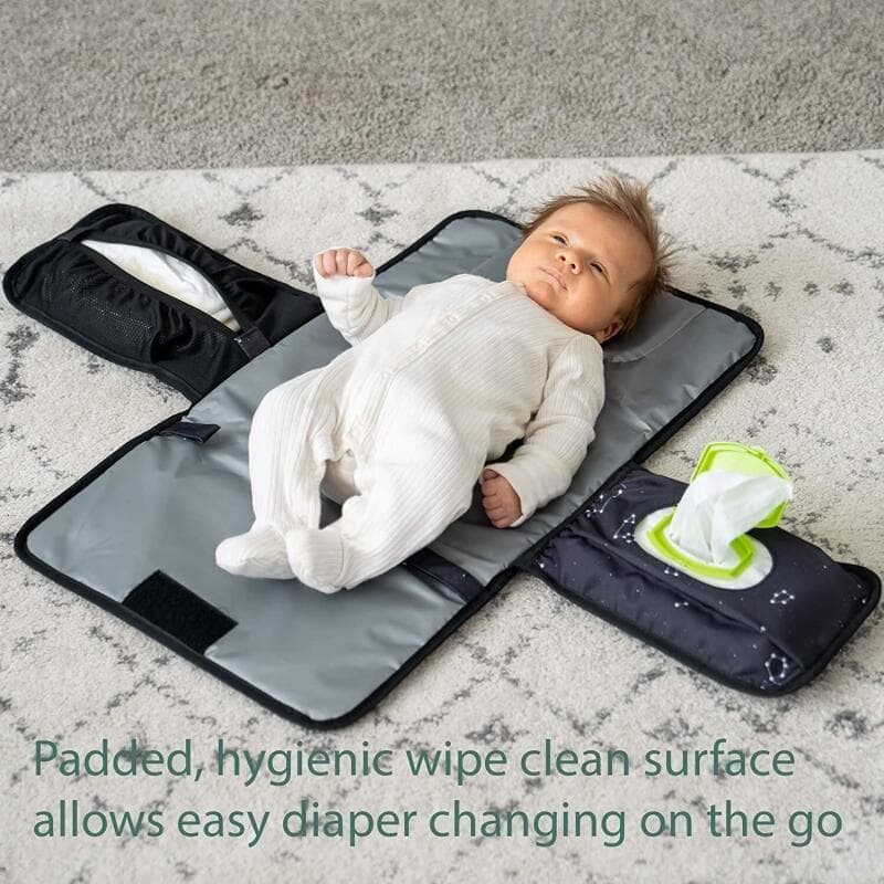 Almofada Portátil Para Troca De Bebê , Tapete De Fraldas Carrinho De Recém-Nascido , Bolsa De Uma Mão , Bebês