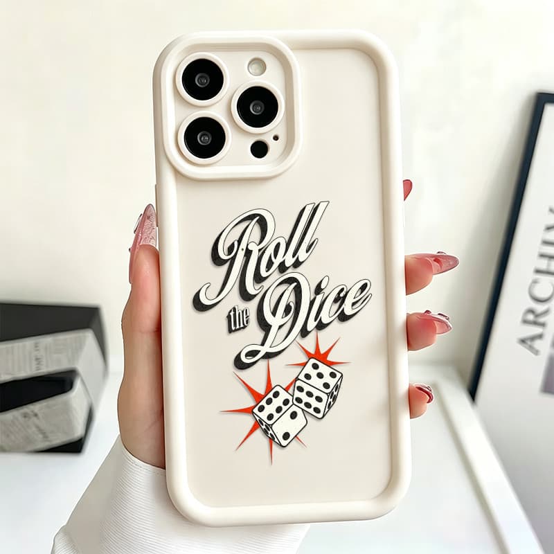 Capinha de Celular jogar dados Redmi Note 12 13 14 12C 13C 14C A5 POCO X5 X6 Pro F5 F7 14 15T Anti Impacto
