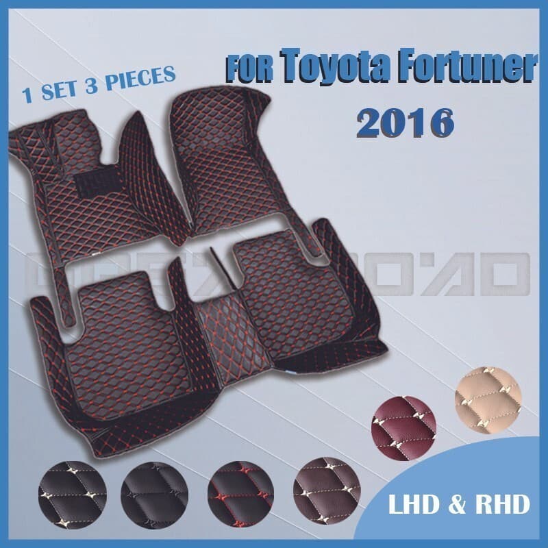 Tapetes De Carro Para Toyota Fortuner 2016 Almofadas De Pé Automotivas Personalizadas Automóveis