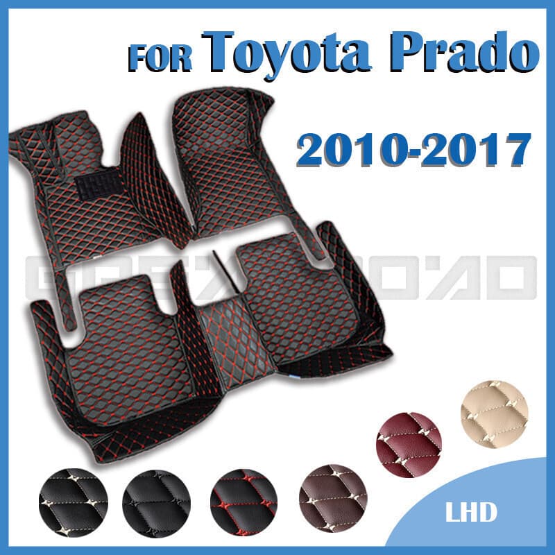 Tapetes De Carro Para Toyota Prado Cinco Assentos 2010 2011 2012 2013 2014 2015 2016 2017 Almofadas De Pé Automotivas Pe