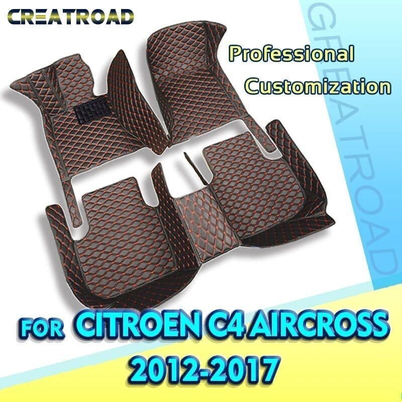 Tapetes De Carro Para Citroen C4 Aircross 2012 2013 2014 2015 2016 2017 Almofadas De Pé Automotivas Personalizadas