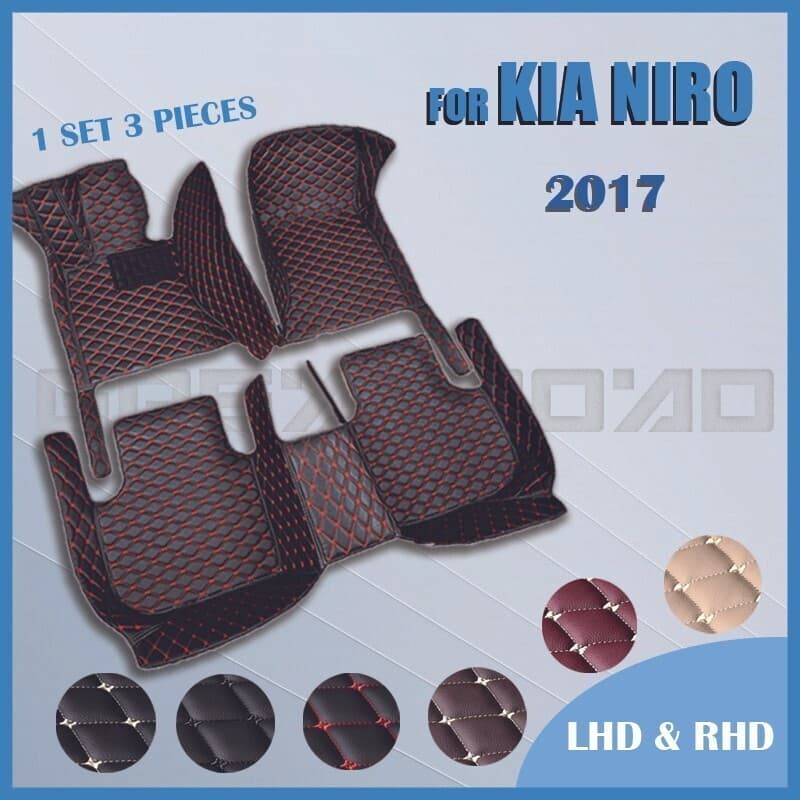 Tapetes De Carro Para KIA Niro 2017 Almofadas De Pé Automotivas Personalizadas Capa De Carpete De Automóvel