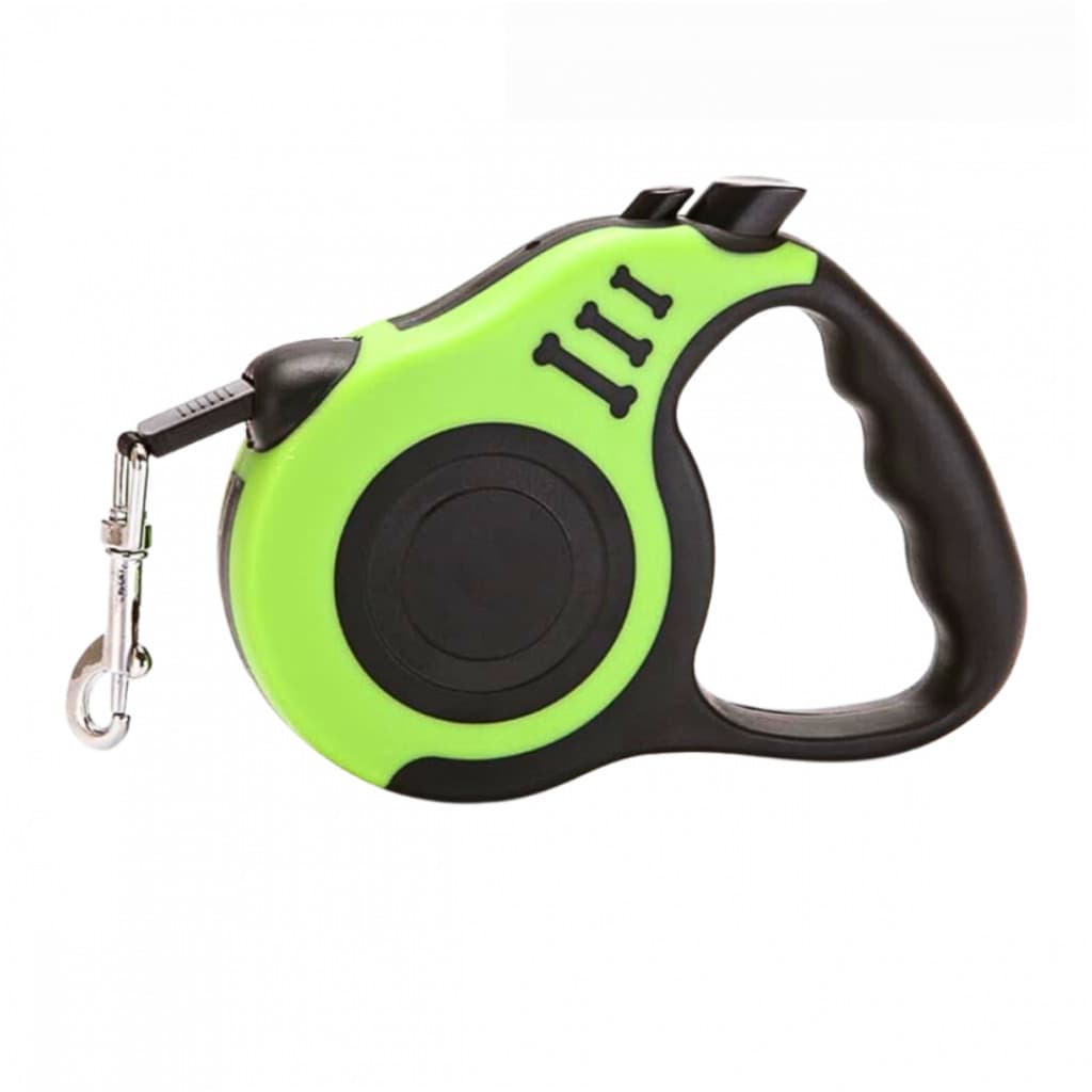 Guia Retrátil para Cachorro e Gato 3m Coleira Automática Resistente para Cães Pequenos e Médios Pet - (Cores Sortidas)