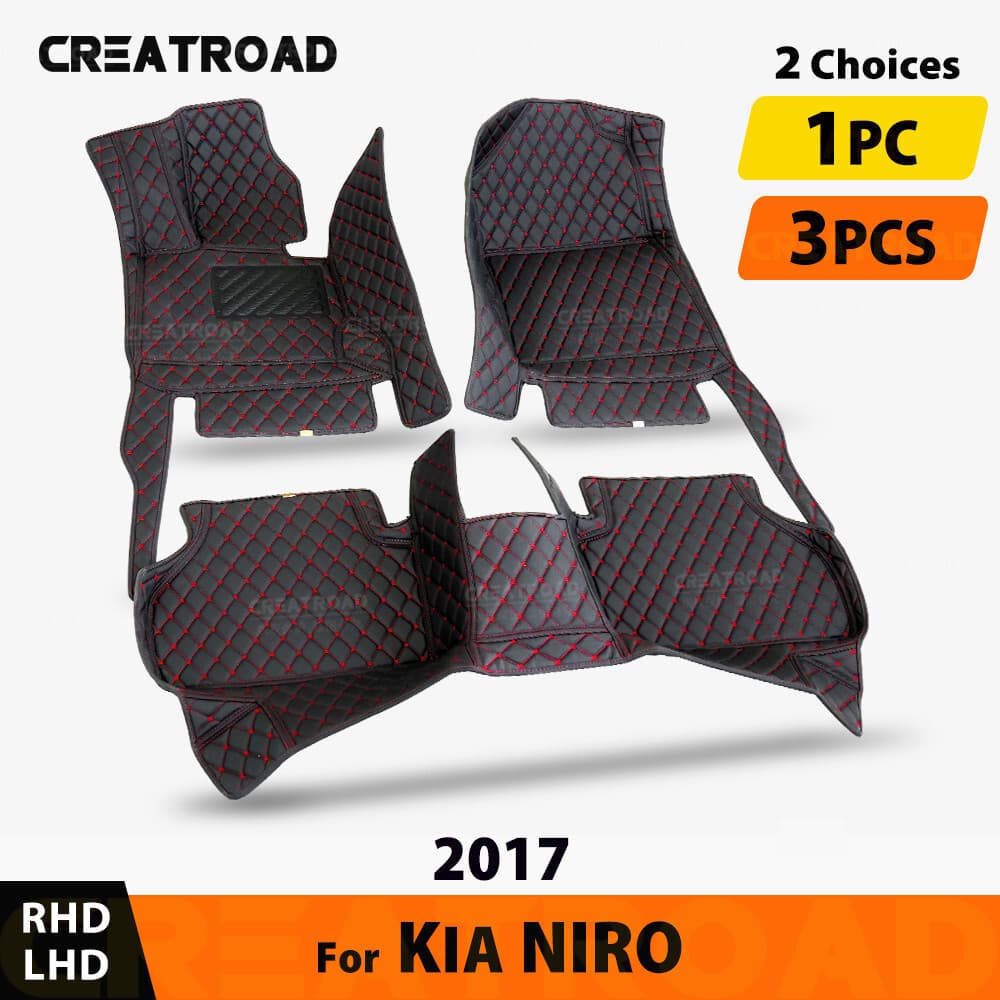 Tapetes De Carro Para KIA Niro 2017 , Almofadas Personalizadas Pés Automotivos , Capa De Carpete , Acessórios Interiores