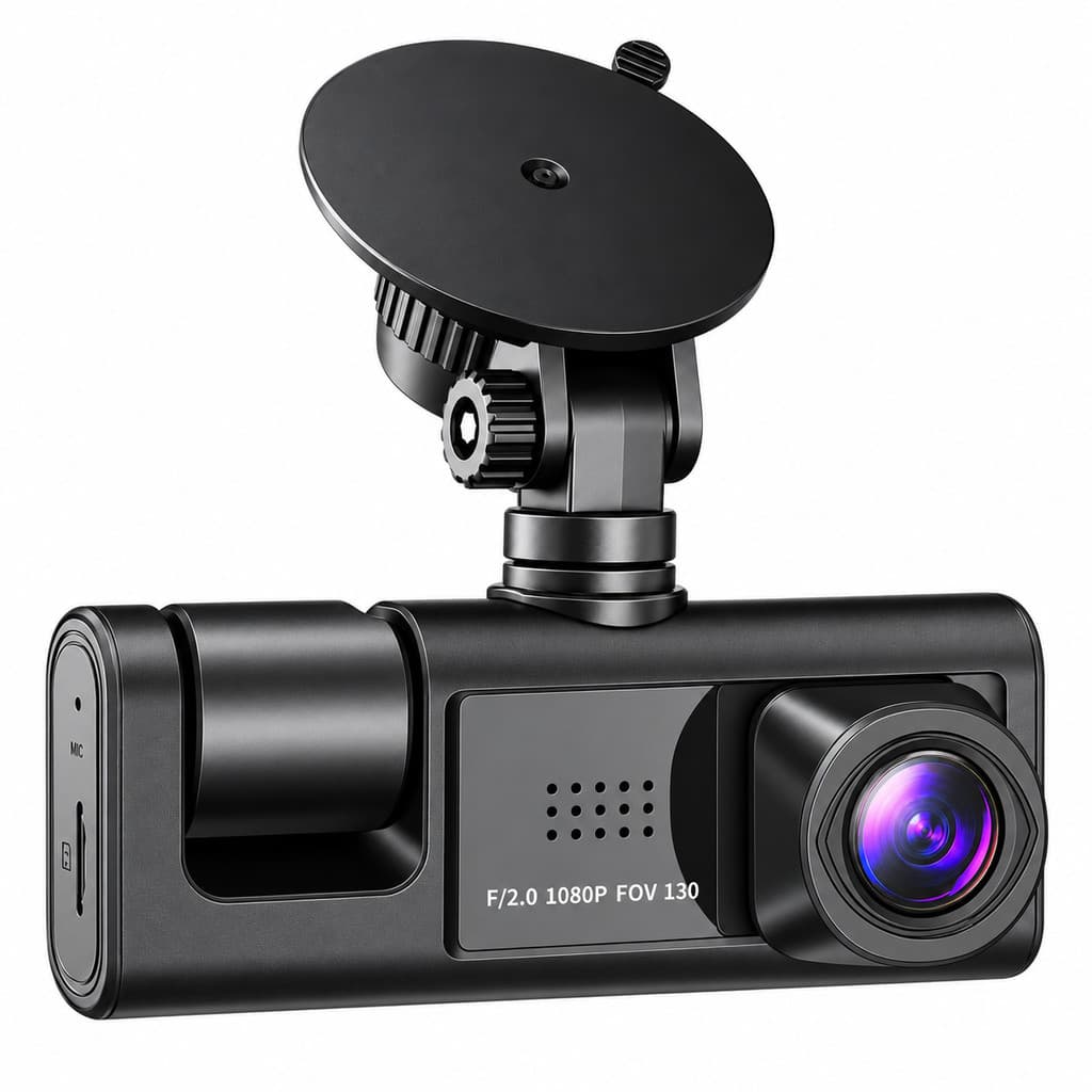 Câmera de Carro Wi-Fi DVR Full HD 1080P Frontal e Traseira