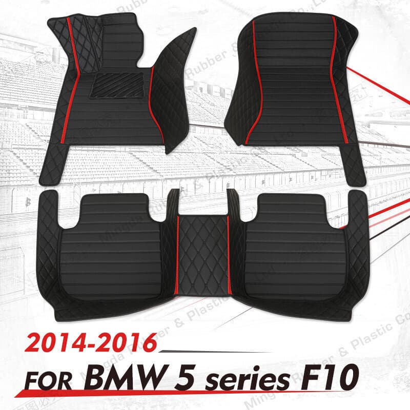 Tapetes Personalizados Para BMW Série 5 F10 520i 528i 535i 2014 2015 2016 Almofadas Pés Automotivos Capa De Carpete Auto