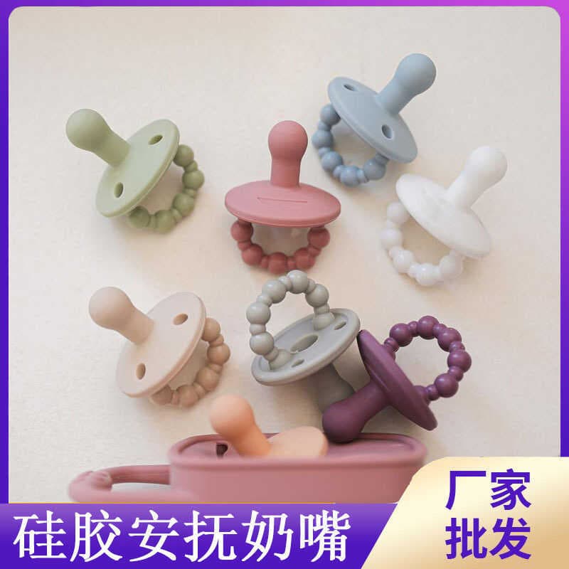 Bebê dormir chupeta mordida mordida Material de Silicone mordedor chupeta Anti-mordida mão Super macio simulação chupeta