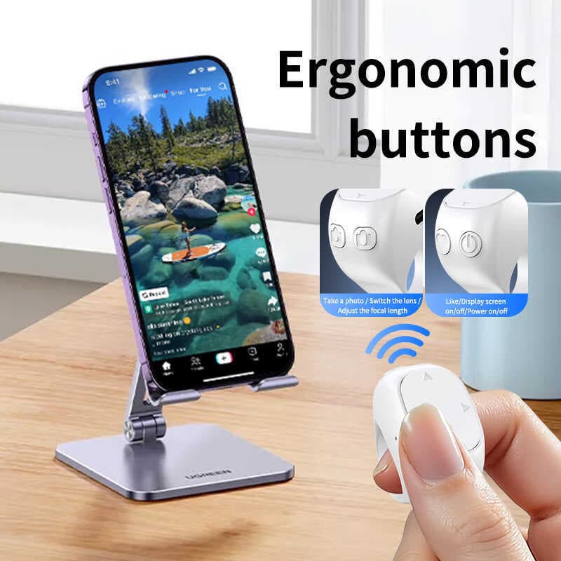 Anel De Mouse Sem Fio Bluetooth Controle Remoto Wearable 5.4 Página Turner Auto-Como Selfie Câmera Obturador Controlador