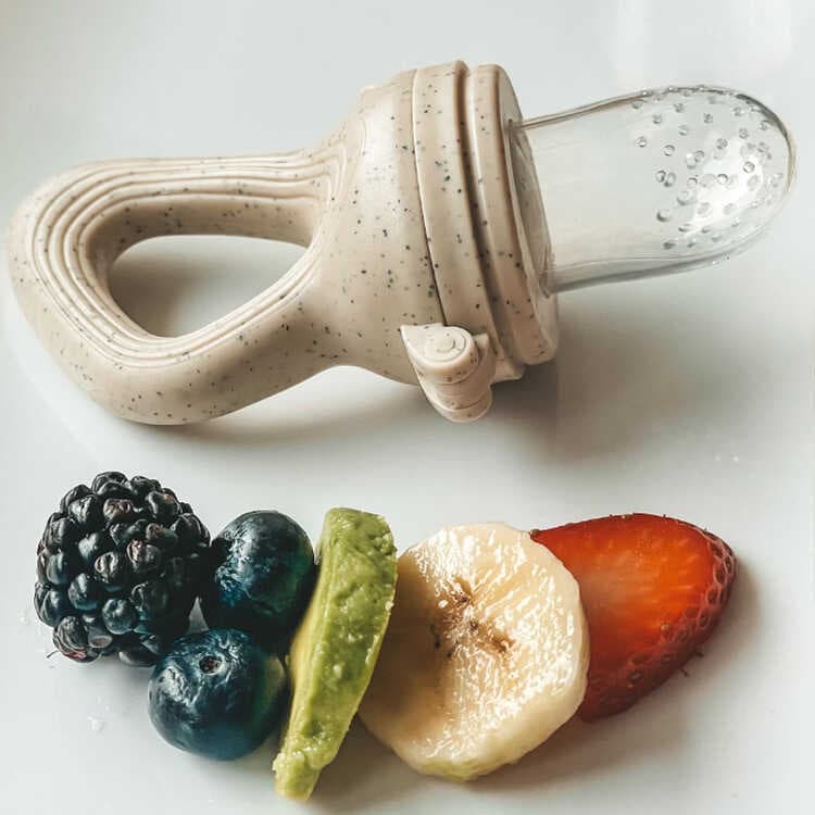 Silicone bebê mordida frutas vegetais música malha saco chupeta do bebê frutas vegetais música suplemento alimentar