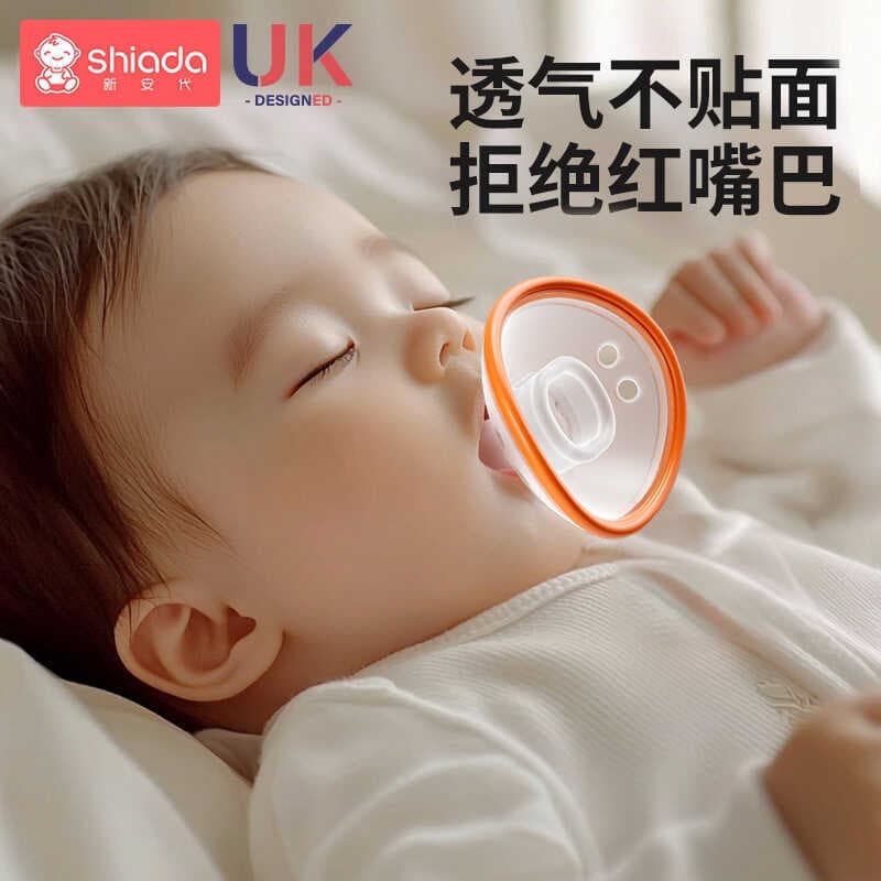 Chupeta de bebê recém-nascido dedicada 0 a 3-6 meses Anti-cólica mais de um ano de idade Silicone bebê dormindo crianças