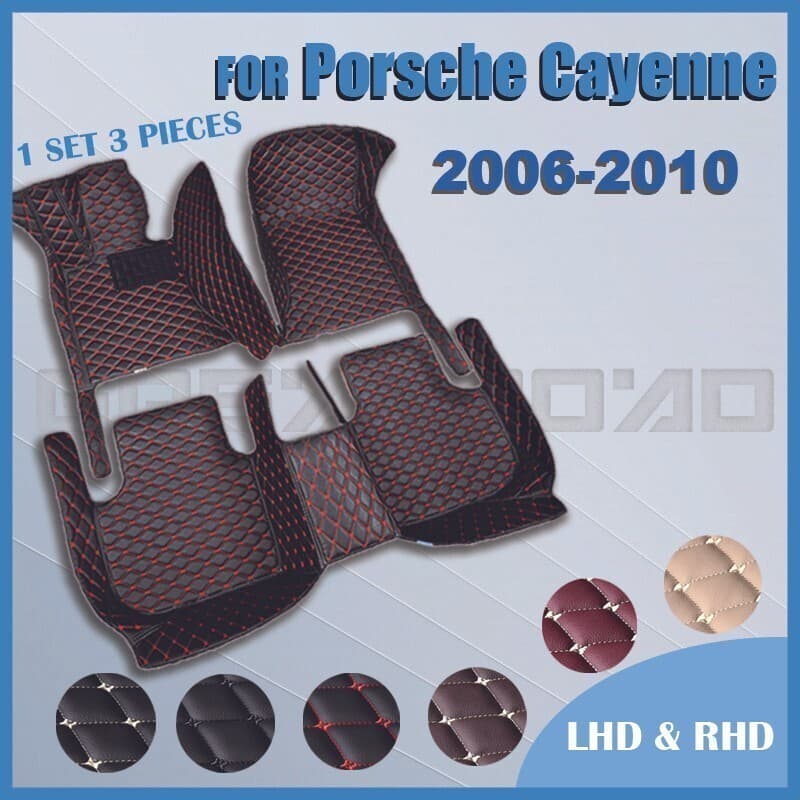 Tapetes De Carro Para Porsche Cayenne 2006 2007 2008 2009 2010 (Alta Combinação) Almofadas De Pés Automotivos Personaliz
