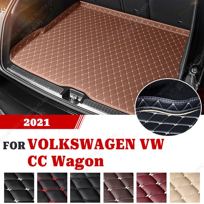 Tapete De Porta-Malas De Carro Para VOLKSWAGEN VW CC 2021 Acessórios Personalizados Decoração De Interiores Automotivos