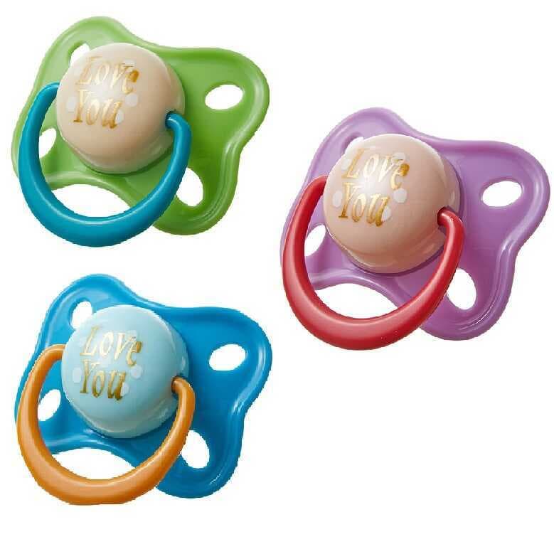 Chupeta de bebê Rikang Super macia tipo dormir chupeta de Silicone para bebê recém-nascido 0-3-6 meses