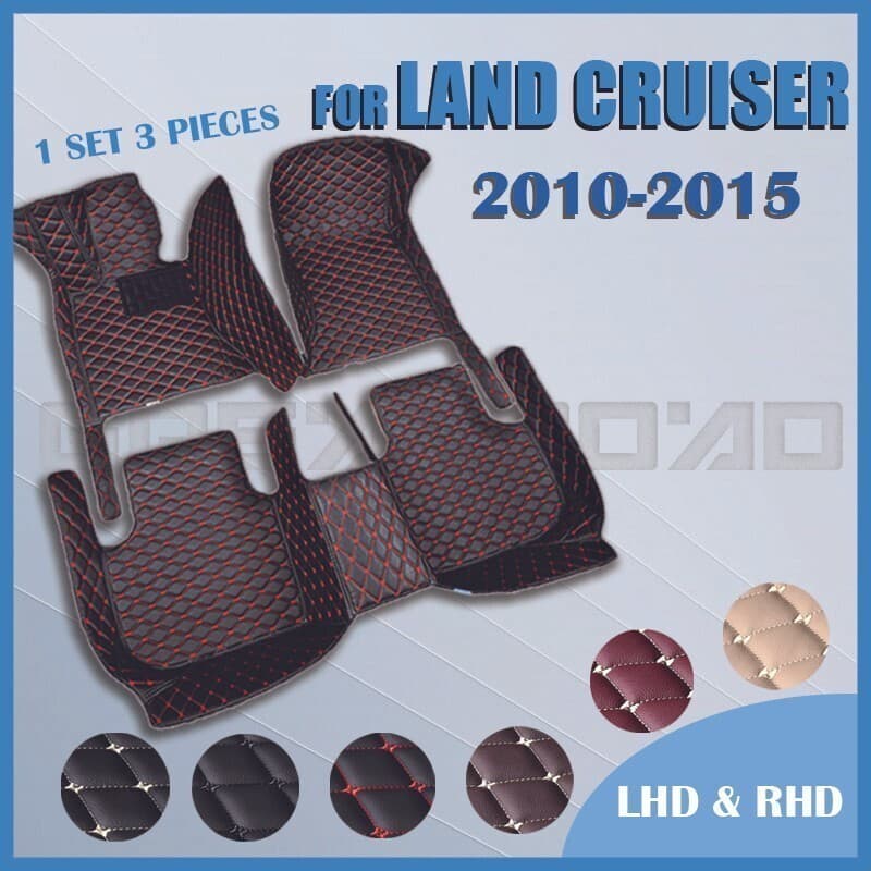 Tapetes De Carro Para Toyota LAND CRUISER Oito Assento 2010 2011 2012 2013 2014 2015 Almofadas De Pé Automotivas Persona