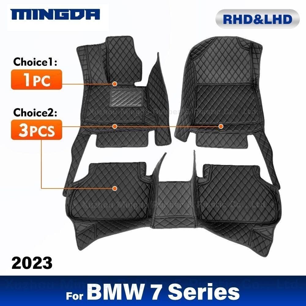 Tapetes De Carro Para BMW Série 7 2023 , Almofadas Personalizadas Pés Automotivos , Acessórios Interiores