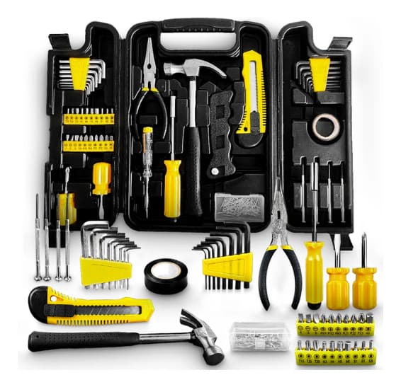 Kit Jogo de Ferramentas 200 Peças com Soquetes e Chaves | Kit Completo