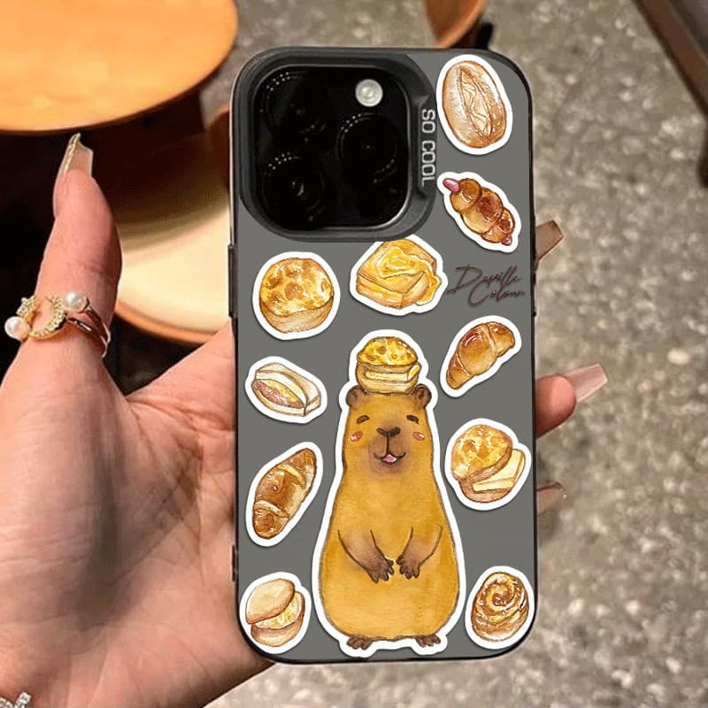 Capinha de Celular Capivara IPHONE 13 11 15 14 12 16 17 PRO MAX X XR XS MAX PLUS Proteção Anti Impacto Promoção