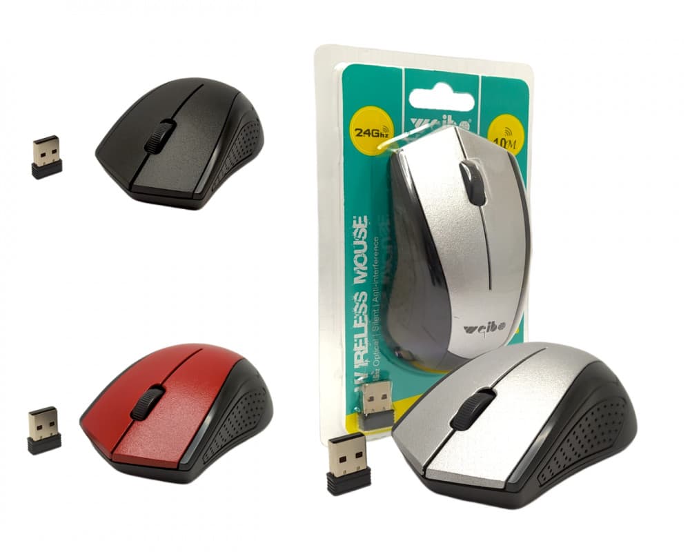 Mouse Laser, Sem Fio, PC, Notebook com 1600dpi, MOU-2820B