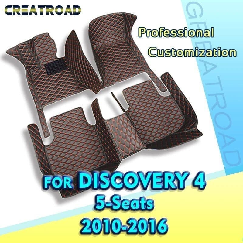 Tapetes De Carro Para Land Rover Discovery 4 (FIVE SEAT) 2010 2011 2012 2013 2014 2015 2016 Almofadas De Pé Automotivas 