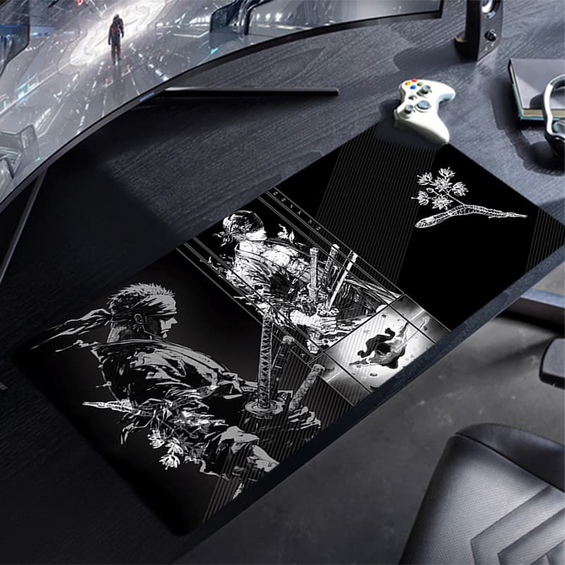 90x40cm Mouse Pad Uma Peça Anime Gamer Grande Computador Notebook Pc Mousepad Tapete Acessórios De Jogos Teclado De Mesa