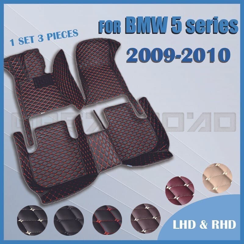 Tapetes De Carro Para BMW Série 5 545i 550i 2009 2010 Almofadas De Pé Automotivas Personalizadas Capa De Automóvel