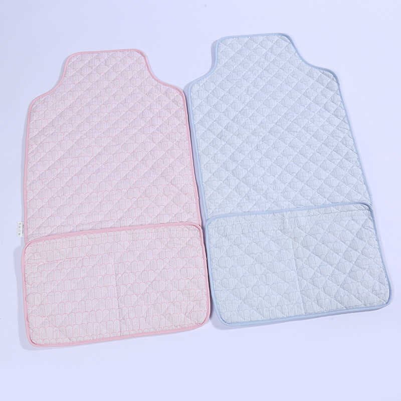 Almofada para fraldas de bebê, dupla face, algodão puro, colchão de enfermagem, reutilizável, lavável, recém-nascido