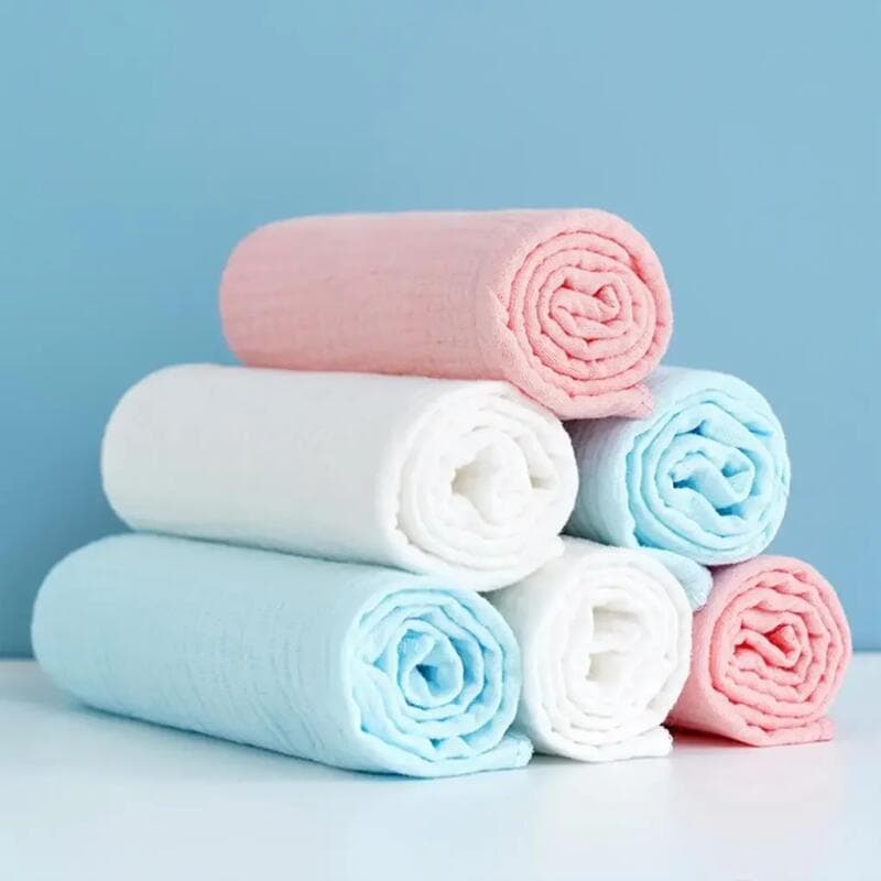 10 Pçs Bebê Novas Fraldas De Gaze Algodão Fralda Do Para Recém-Nascido Mudando 43x45cm Lavável Reutilizável Dupla Camada