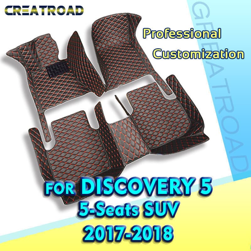 Tapetes De Carro Para Land Rover Discovery 5 (FIVE SEAT) 2017 2018 Almofadas Personalizadas Pés Automotivos Capa De Carp