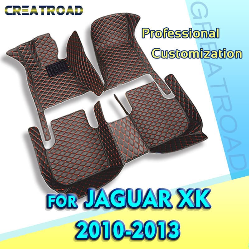 Tapetes De Carro Para Jaguar XK 2010 2011 2012 2013 Almofadas De Pé Automotivas Personalizadas