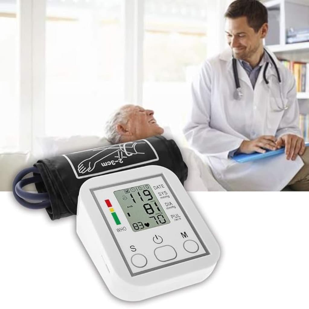 Aparelho Digital de Pressão Arterial – Medidor Automático  com Sensor