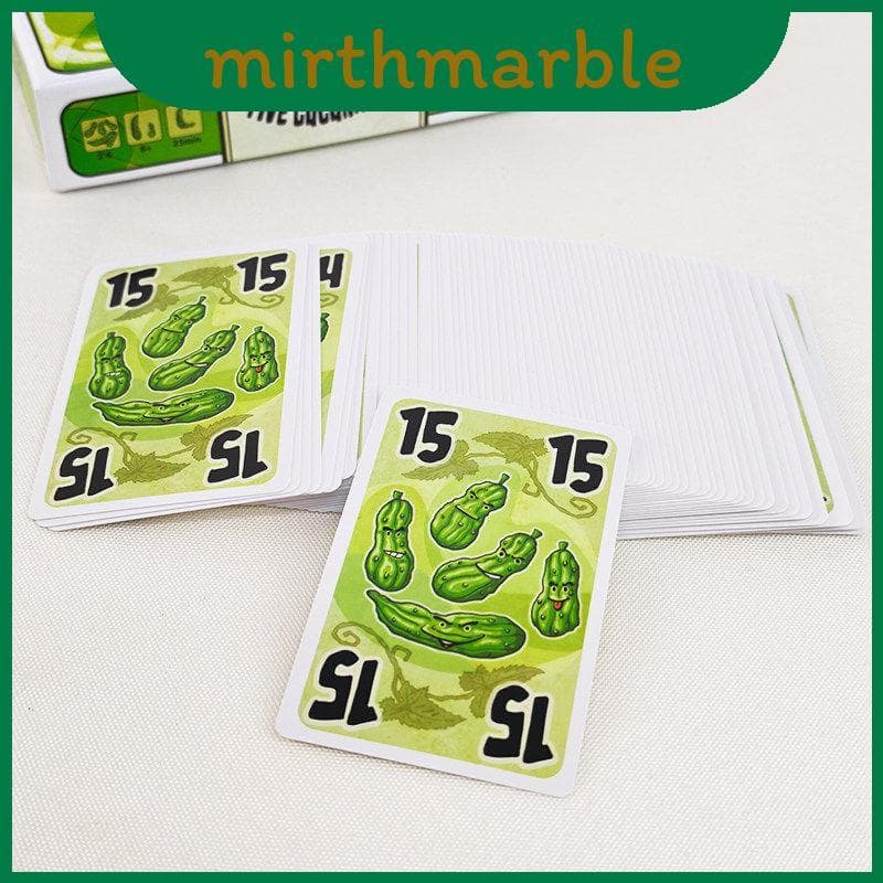 Jogo De Pepinos De Cinco Cartas Com Cartões De Papel Para Diversão Interativa Em Família E Festa