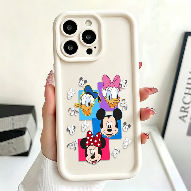 Capinha de Celular Turma do Mickey Samsung A14 A15 A54 A55 A07 A16 A17 S22 S23 S24 S25 S26 Ultra Anti Impacto