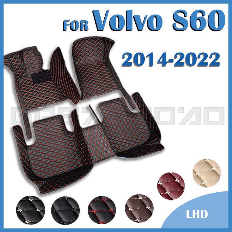 Tapetes De Carro Para Volvo S60 (S60L) 2014 2015 2016 2017 2018 2019 2020 2021 2022 Almofadas De Pé Automotivas Personal