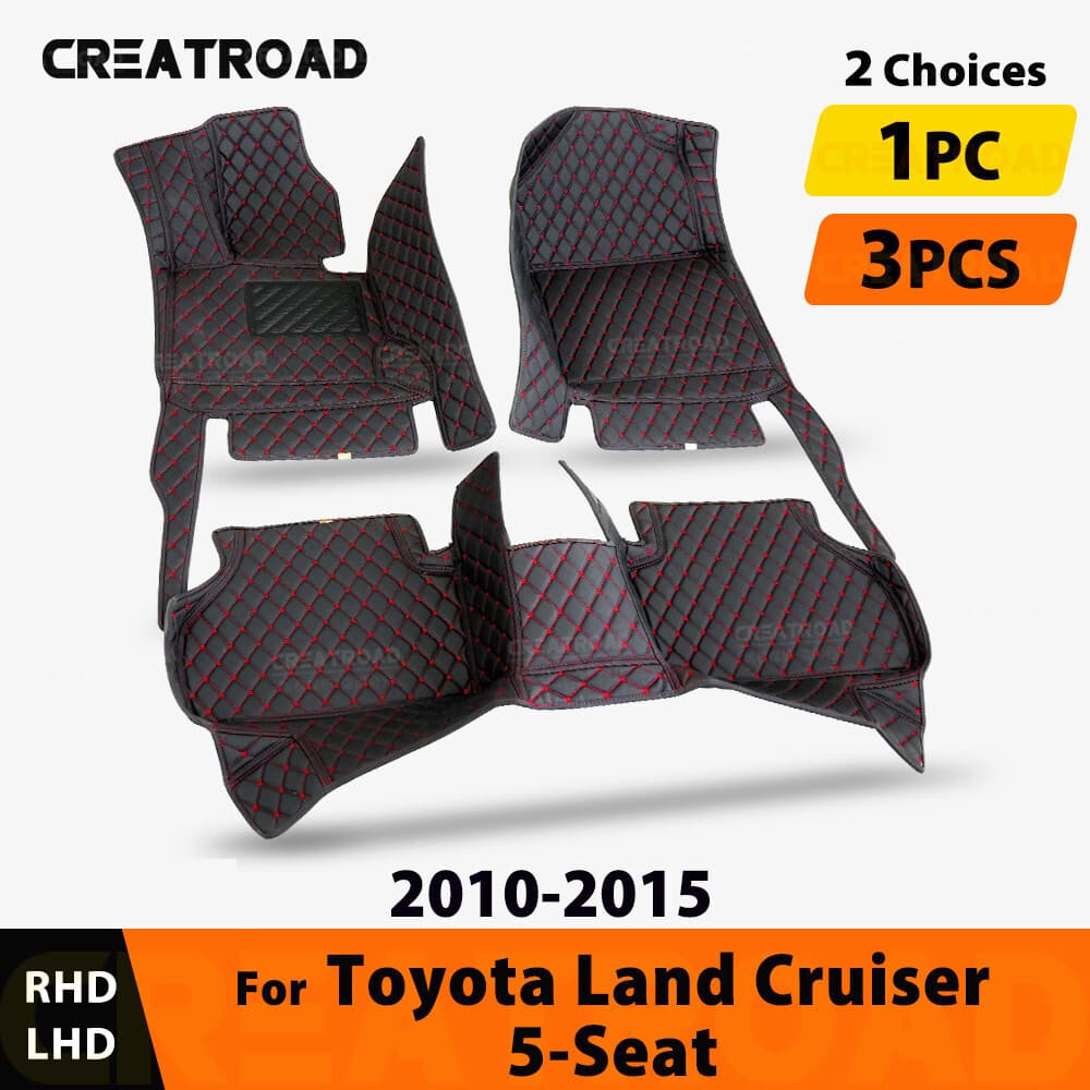 Tapetes De Carro Para Toyota Land Cruiser (5 Assentos) 2010 2011 2012 2013 2014 2015 Almofadas De Pé Automotivas Persona