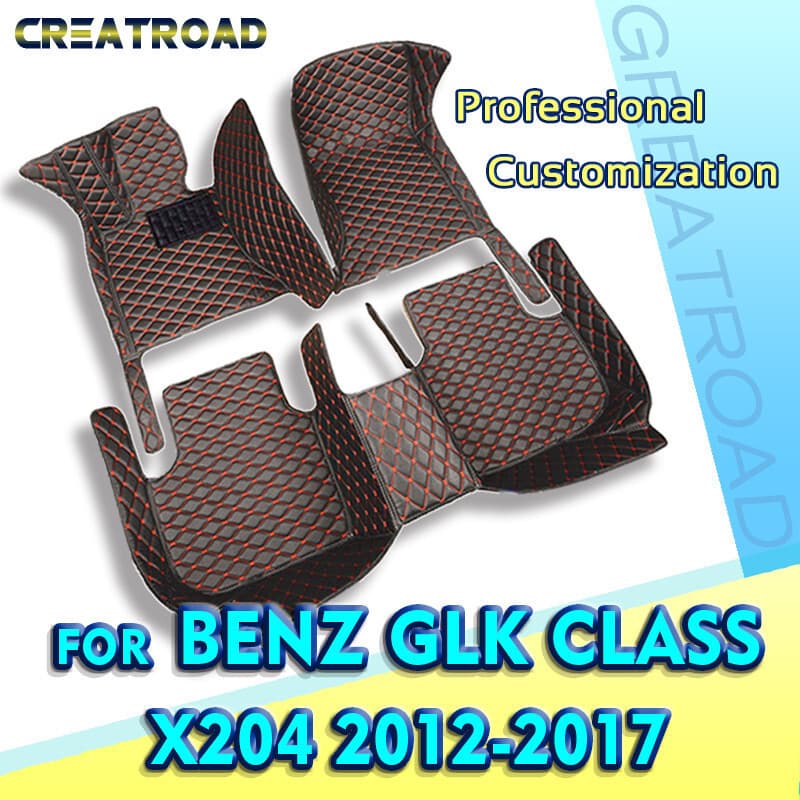 Tapetes De Carro Para Mercedes Benz GLK Classe X204 2008-2017 2012 2013 2014 2015 2016 Almofadas De Pé Automotivas Perso