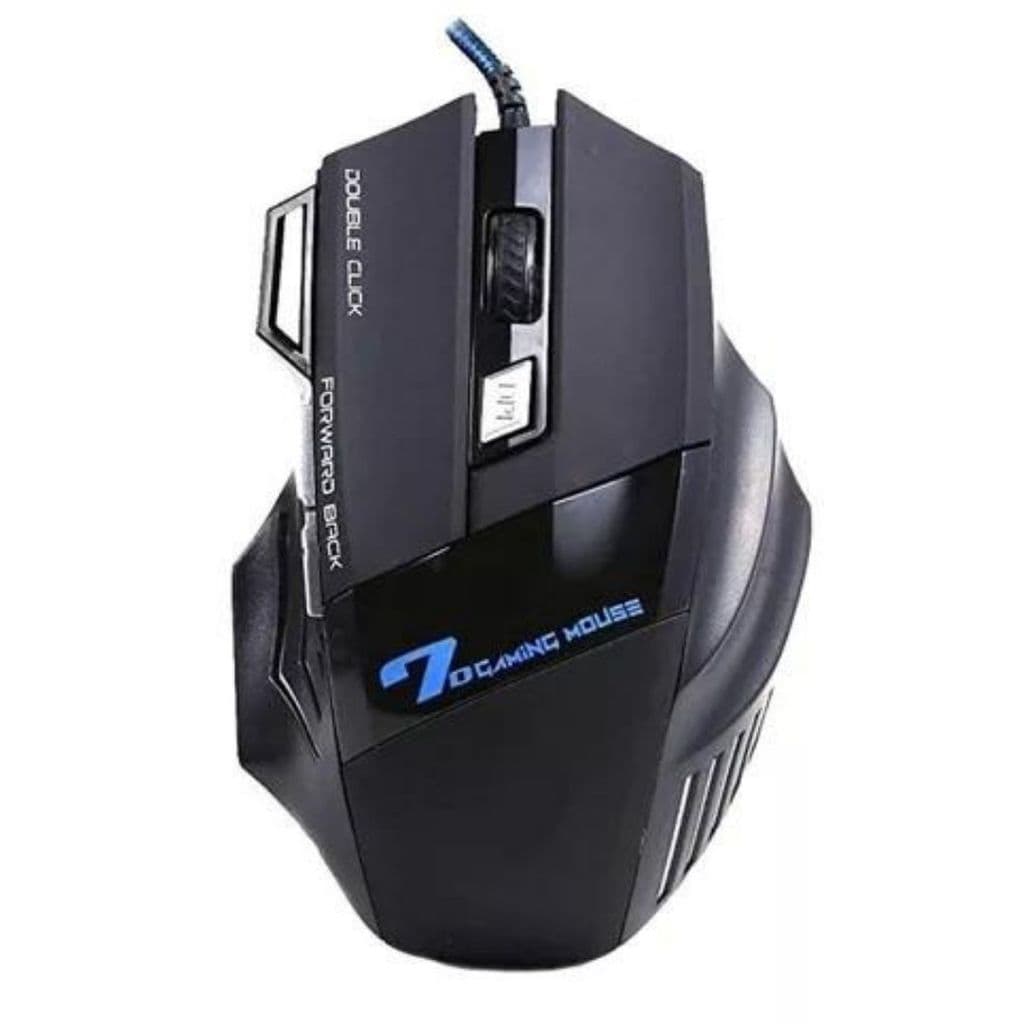 Mouse Gamer X7 com Ajuste de DPI, LED, Alta Precisão e Design Ergonômico para PC e Notebook