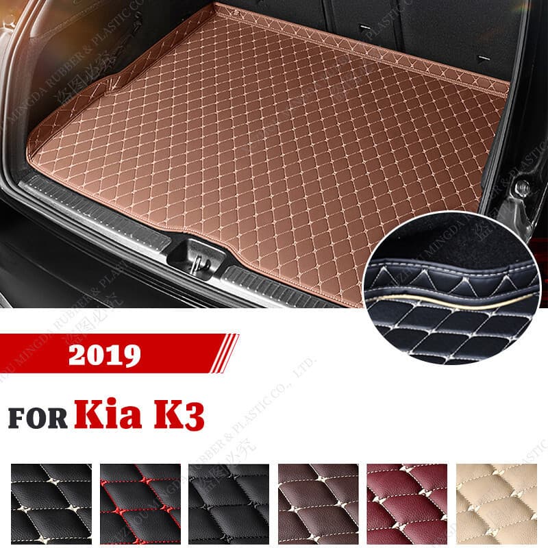 Tapete De Porta-Malas De Carro Para Kia K3 2019 Acessórios Personalizados Decoração De Interiores Automotivos