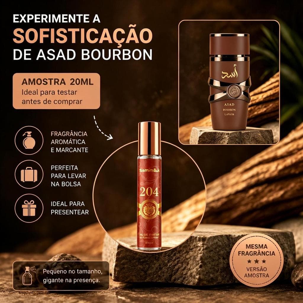Perfume de Bolsa 20ml Yasmim&Ju, feminino com alta fixação, fragrância árabe e importada