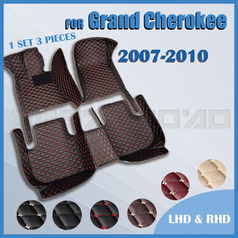 Tapetes De Carro Para Jeep Grand Cherokee 2007 2008 2009 2010 Almofadas De Pé Automotivas Personalizadas
