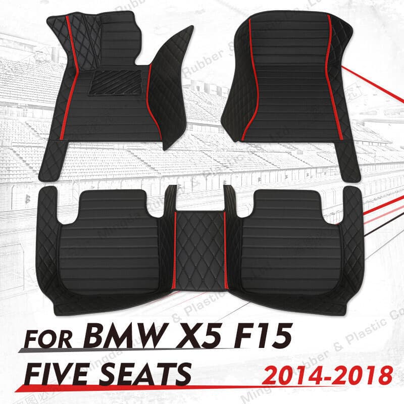 Tapetes Personalizados Para Carro , BMW F15 X5 2014 2015 2016 2017 2018 , Almofadas Pés Automotivos , Capa Carpete De Au