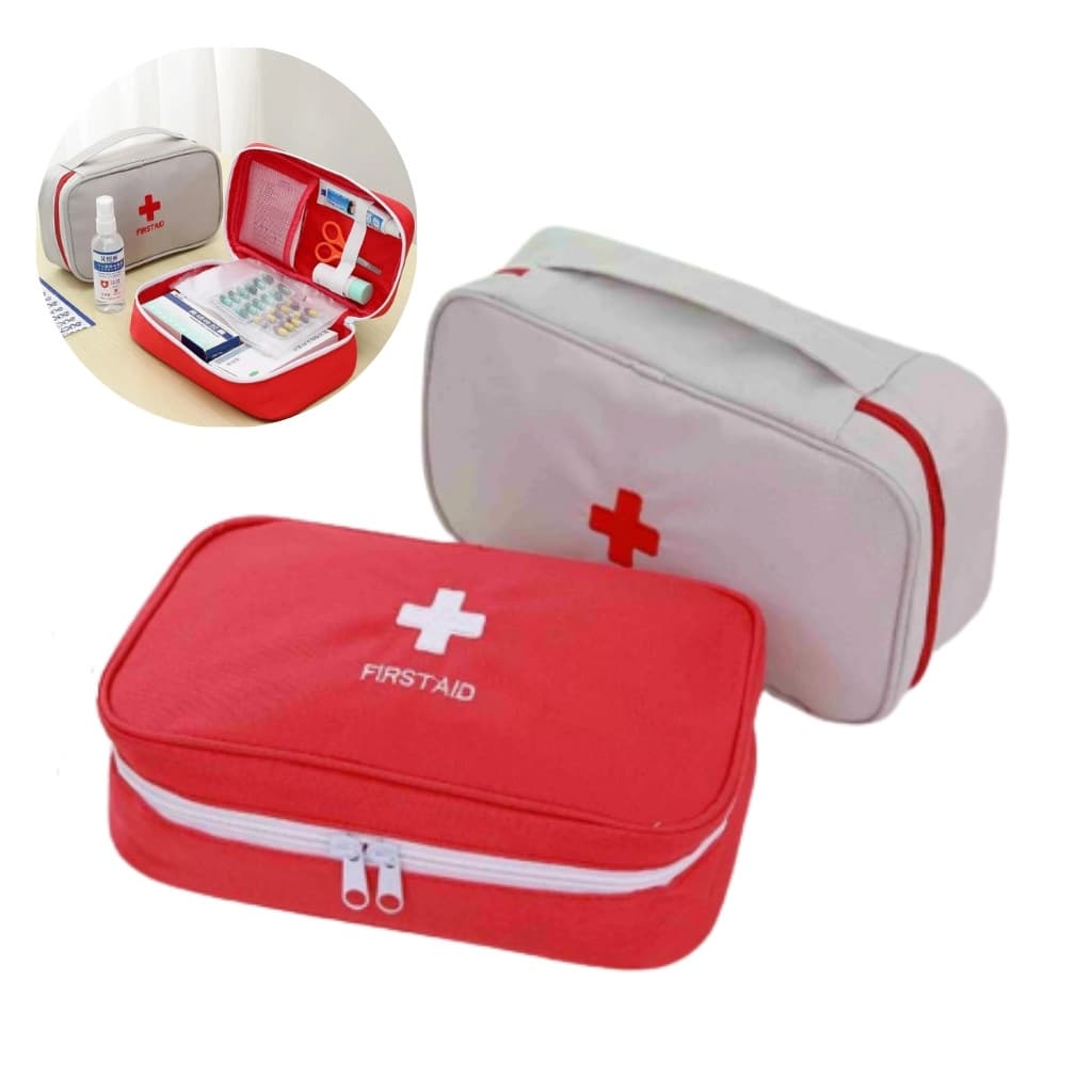 Primeiros Socorros Porta Remédio Kit Viagem