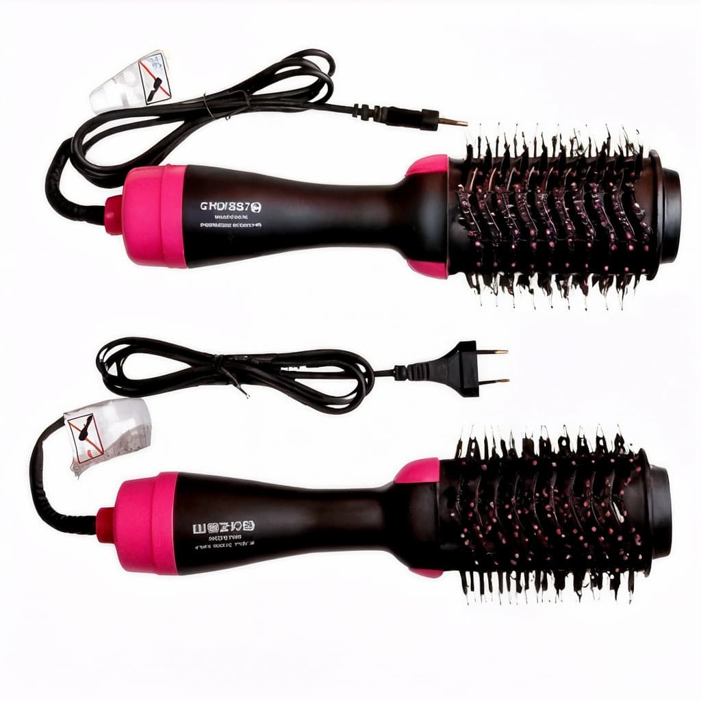 Escova Secadora Profissional 3 em 1 Seca Alisa Modela Cabelo Anti Frizz com Íons 110V