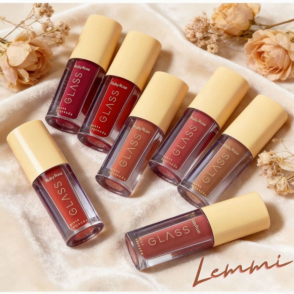 Batom Líquido Matte Ruby Rose HB 578 – Longa Duração e Cor Intensa para Lábios