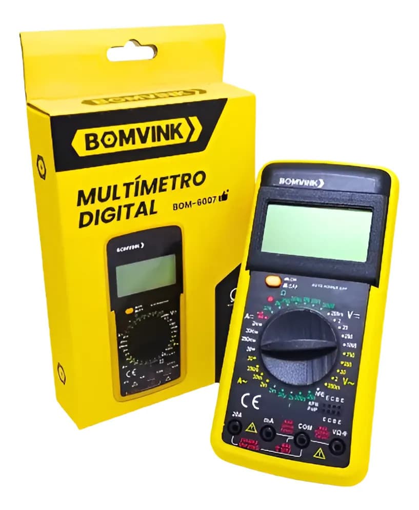Multímetro BOM-6005 – Tester Digital de Precisão