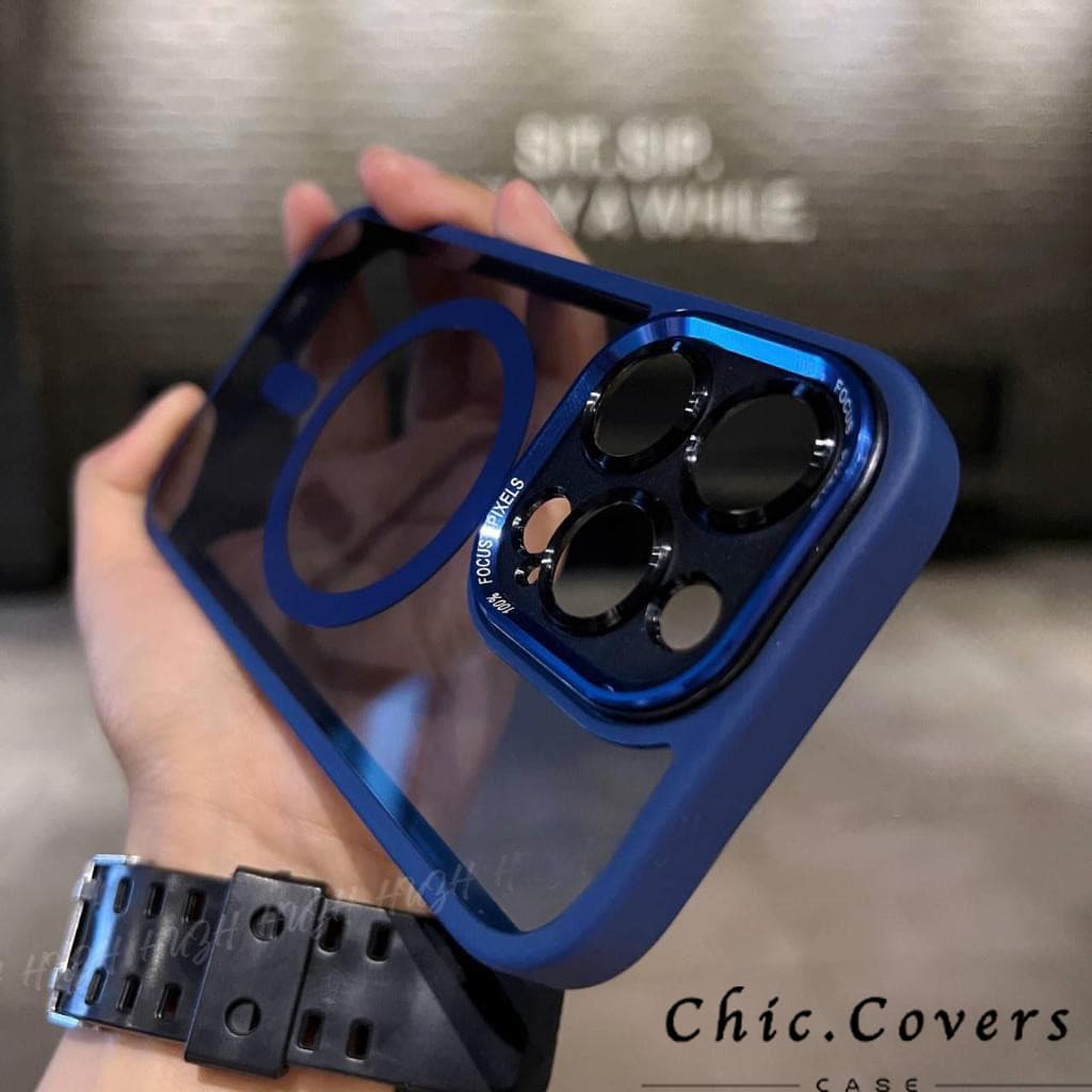 Nova Capa Magnética Resistente Choques De Titânio Para iPhone 11 12 13 14 15 16 promax
