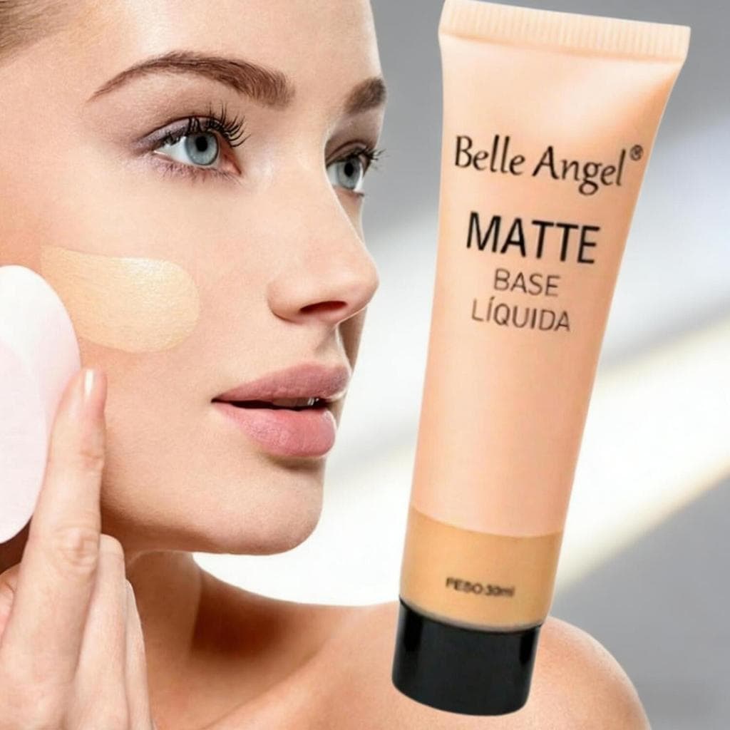 Base Líquida Matte Belle Angel - Cobertura e Toque Seco B110-2