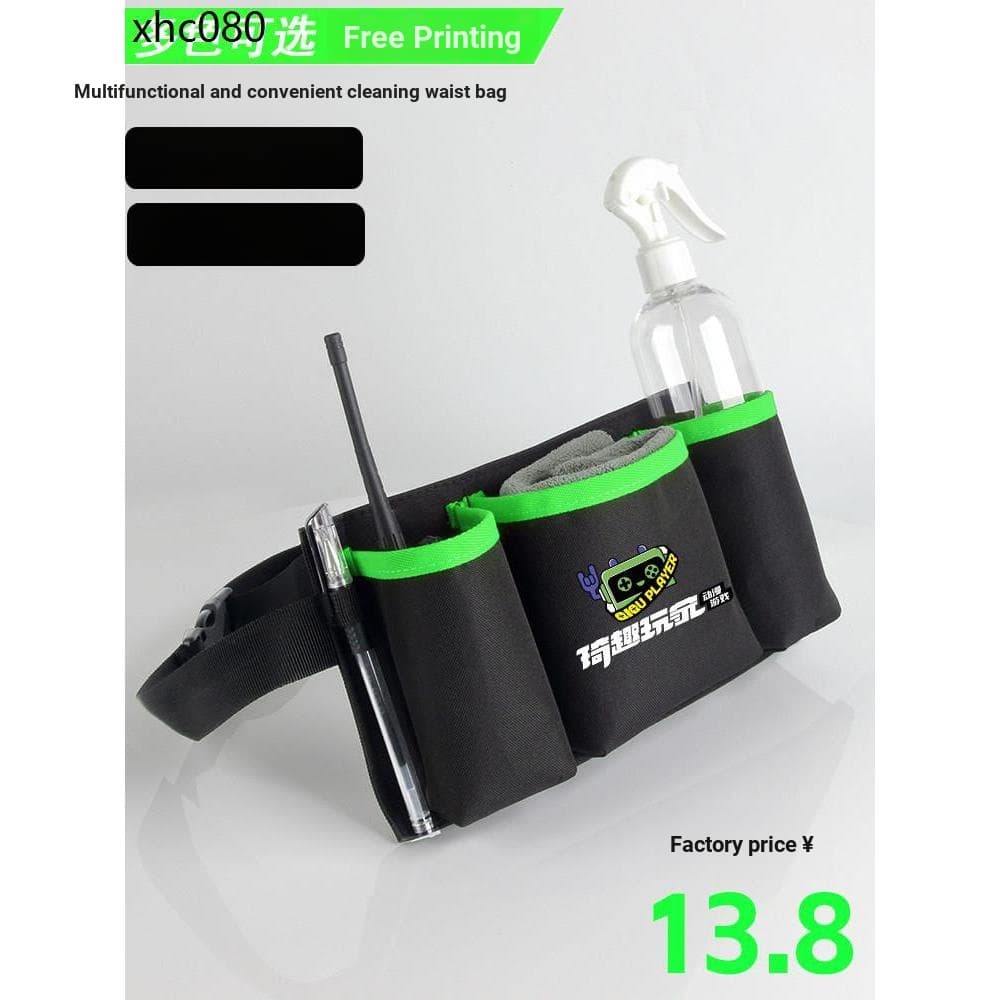 Limpeza à prova dwaterproof água limpeza garçom cintura saco KTV Bar restaurante propriedade jardim carro Kit beleza