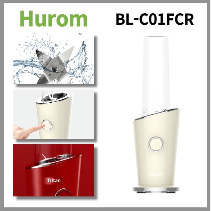 Hurom BL-C01FCR Mini Liquidificador Misturador 250w Material Tritan 20000 rpm 0.6 Capacidade motor Potente De Aço Inoxid