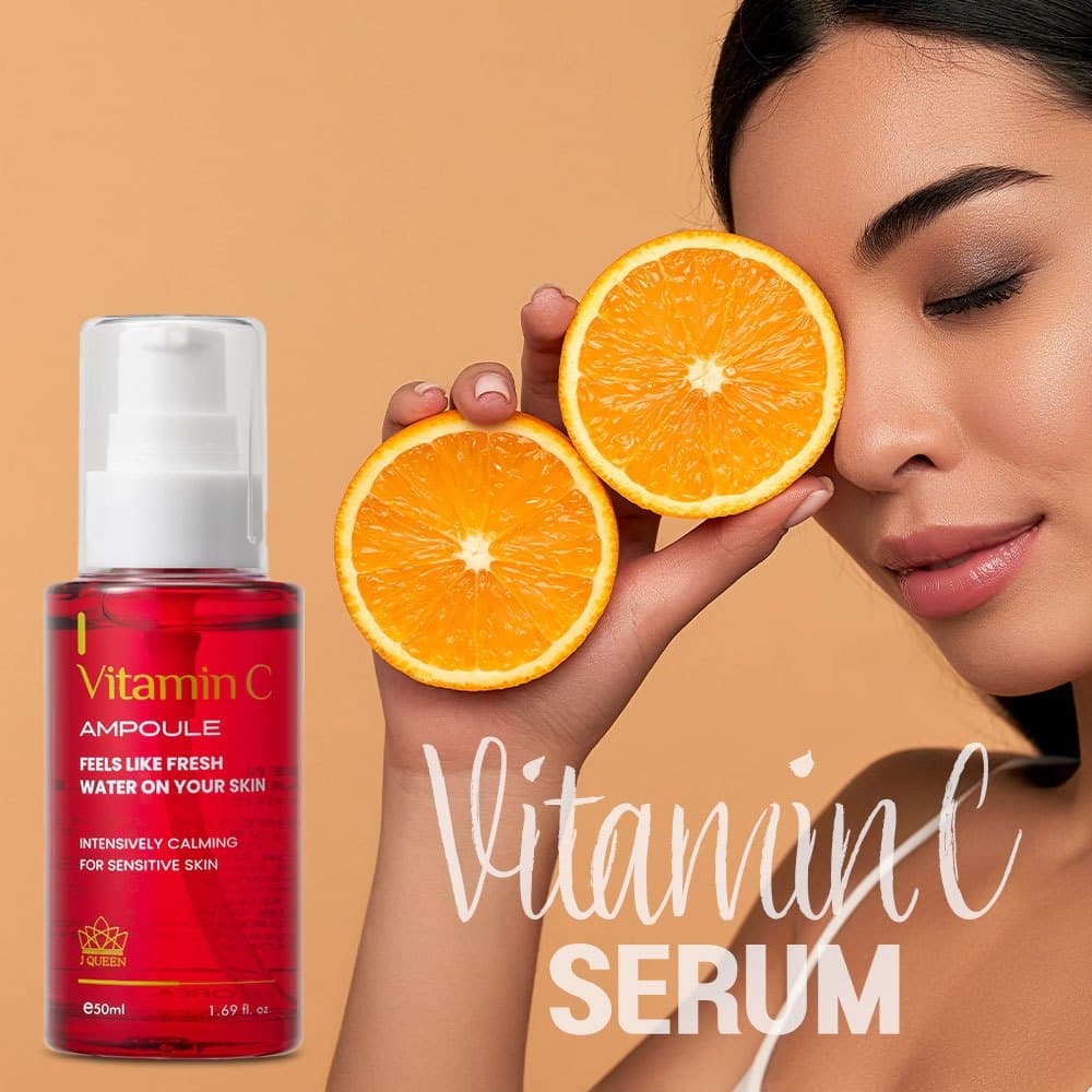 JQueen Vitamina C Soro Facial 50ml Vitalidade Brilhante Cuidados Com A Pele Coreana